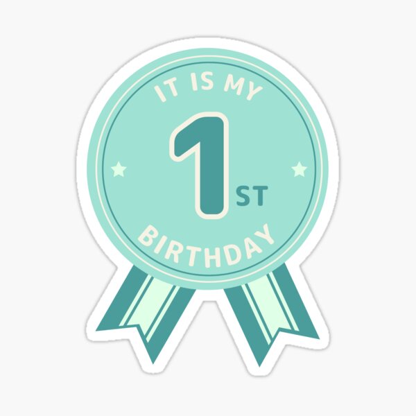 Birthday Theme Stickers, 1 x 1 Inches, Assorted Colors, 120