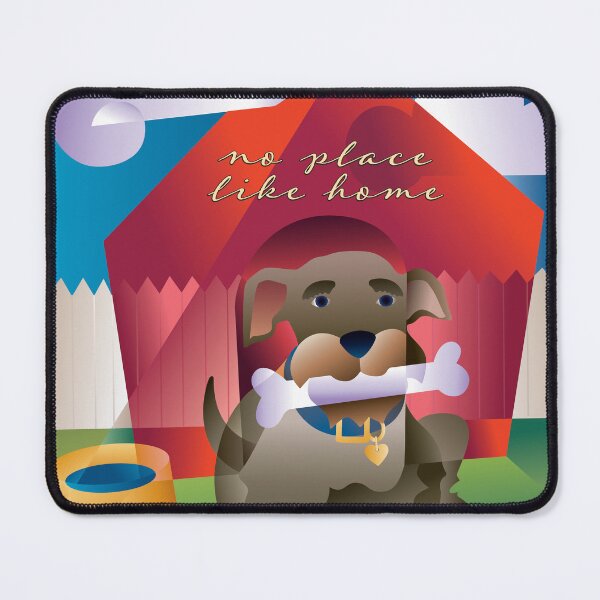 Item preview, dog doghouse bone No Place Like Home designed and sold by jeff-jones.