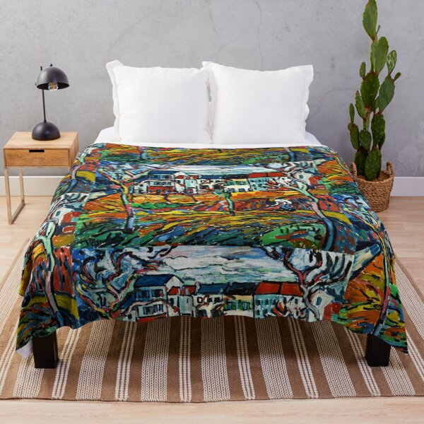 Item preview, Houses at Chatou by Maurice de Valminck (fauvist art - Digitally enhanced by WatermarkNZ Press- lighter version.) designed and sold by CristalleLisa.