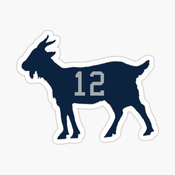 Tom Brady Drawing GOAT Premium Vinyl Decal Sticker Quarterback 3 inches F03