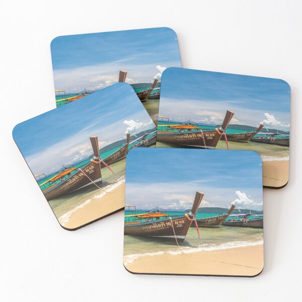 Item preview, Long tail boats on Ao Nang Beach, Krabi, Thailand designed and sold by Kevin Hellon.
