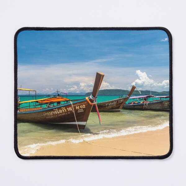 Item preview, Long tail boats on Ao Nang Beach, Krabi, Thailand designed and sold by Kevin Hellon.