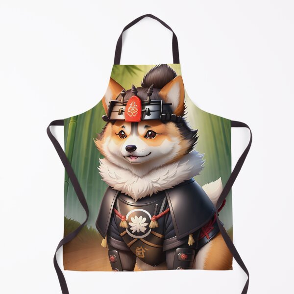Item preview, A cute samurai corgi dog #2 designed and sold by akwl-design.