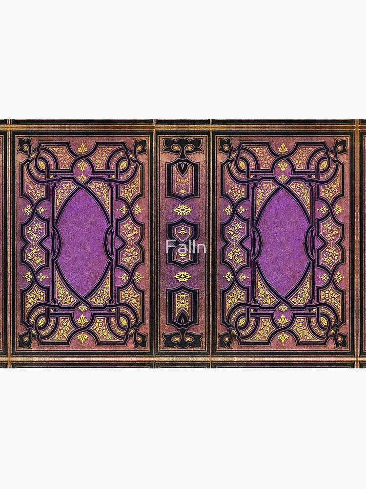 Purple and Gold Vines Book by Falln