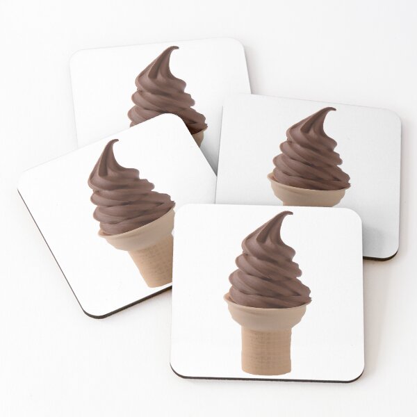 Item preview, Soft Serve Chocolate Ice Cream Cone  designed and sold by BravuraMedia.