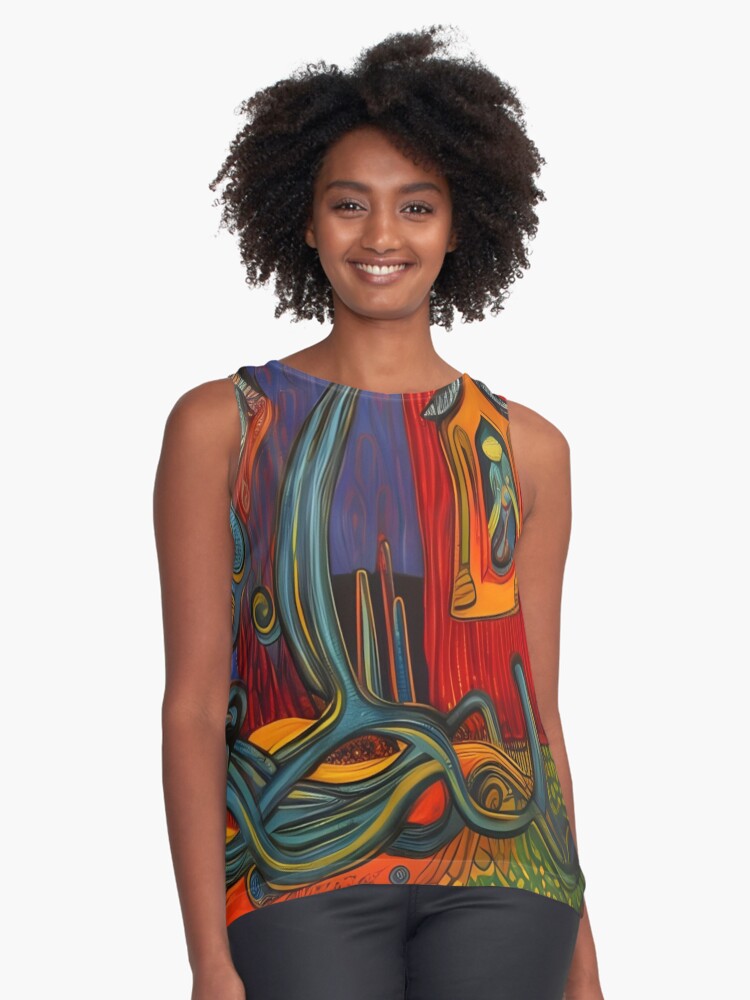 Item preview, Sleeveless Top designed and sold by EpicFoxArt.