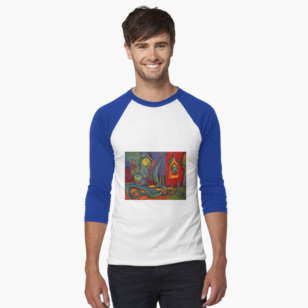 Item preview, Baseball ¾ Sleeve T-Shirt designed and sold by EpicFoxArt.
