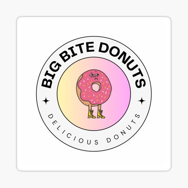 Big Bite Stickers for Sale, Free US Shipping