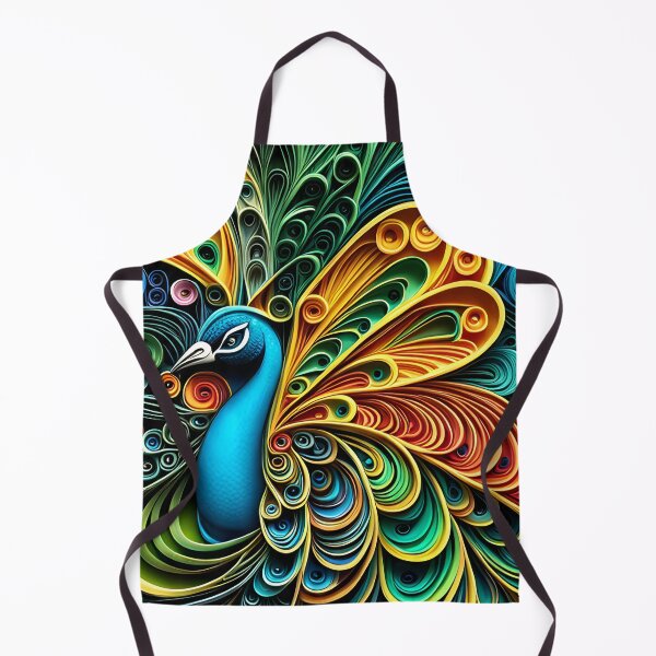Item preview, Peacock with quilled paper effect designed and sold by hadleysheart.