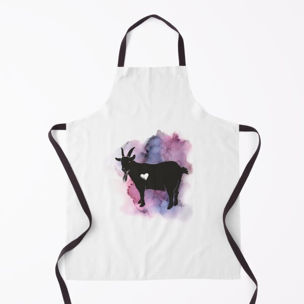 Item preview, Watercolor Goat with Heart designed and sold by Ashley Gagnon.