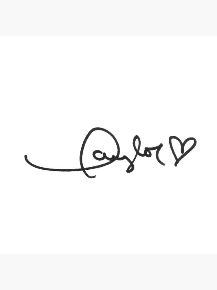 Taylor Swift signature