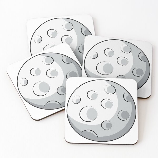 Item preview, Gray Moon with Craters designed and sold by CityAnime.