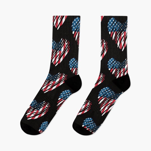 Item preview, LOVE SHAPE AMERICAN FLAG  designed and sold by RosemarSchiller.