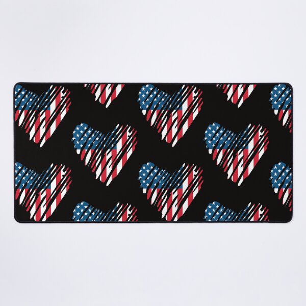 Item preview, LOVE SHAPE AMERICAN FLAG designed and sold by RosemarSchiller.