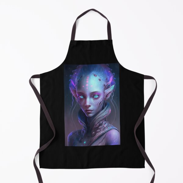 Item preview, Beautiful Female Alien with Cyan Eyes designed and sold by LovelaceVisuals.