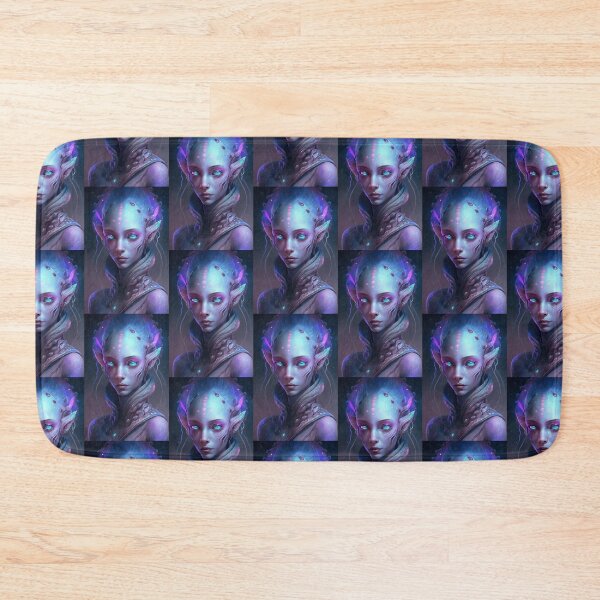 Item preview, Beautiful Female Alien with Cyan Eyes designed and sold by LovelaceVisuals.