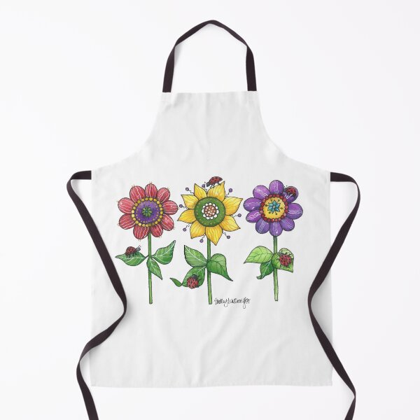 Item preview, Ladybugs and Flowers designed and sold by ShelleyYlstArt.