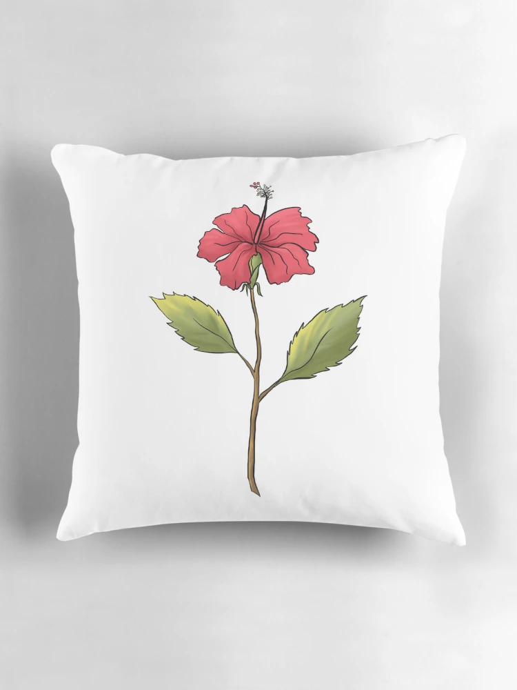 Thumbnail 3 of 4, Pillow, Hibiscus designed and sold by Reeseworks.