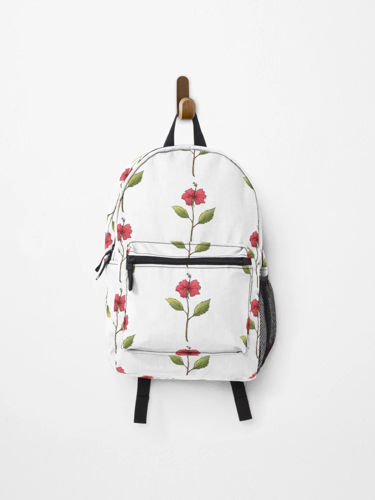 Thumbnail 1 of 3, Backpack, Hibiscus designed and sold by Reeseworks.
