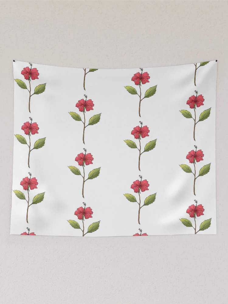 Thumbnail 2 of 3, Tapestry, Hibiscus designed and sold by Reeseworks.
