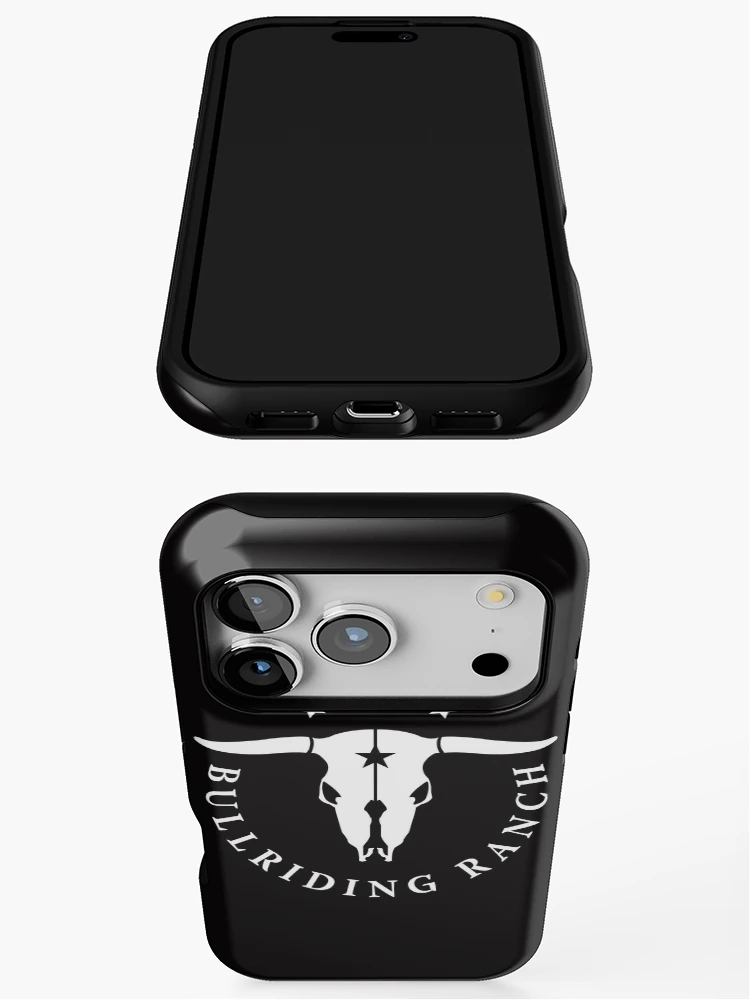 Thumbnail 3 of 4, iPhone Case, Bull Riding Ranch (white circle) designed and sold by RicardoPeragua.