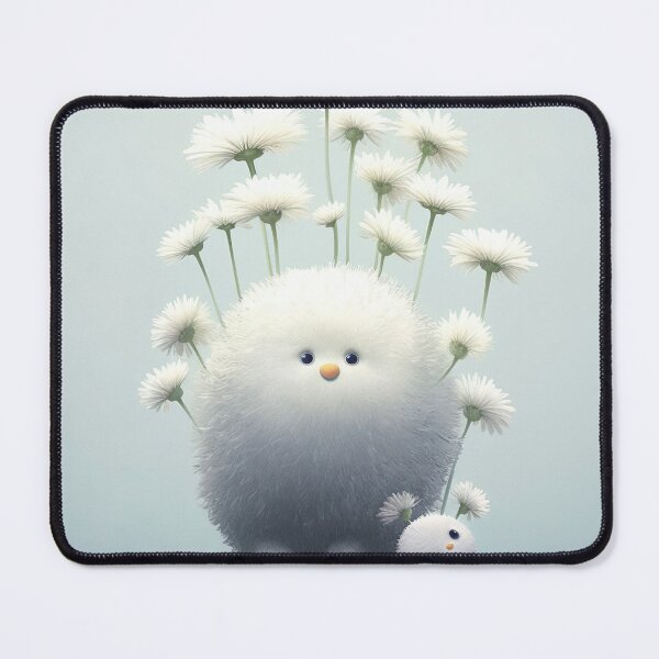 Item preview, Fluffy & Flowers designed and sold by InkspireWay.