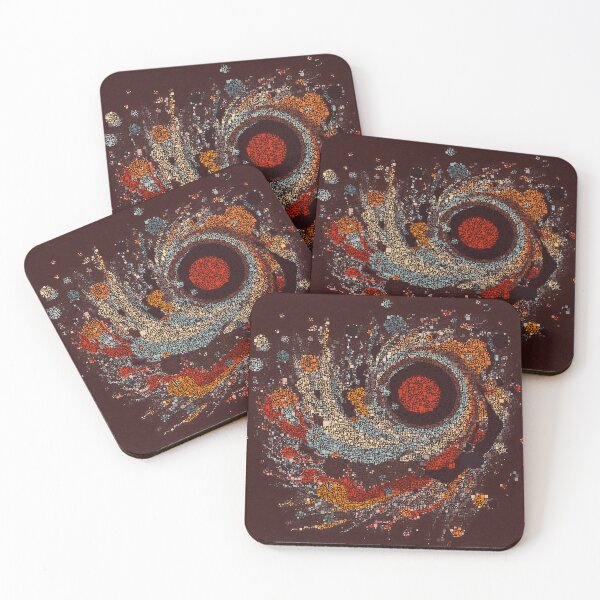 Item preview, Galaxy Swirl Art: Cosmic Squares designed and sold by BloomingPixel.