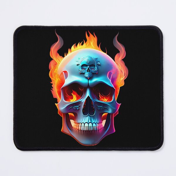 Item preview, Skull on fire (Design with transparent background) designed and sold by Gothicpower.