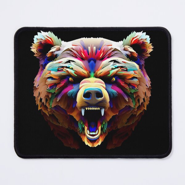 Item preview, Grizzly Fury - Embrace the Ferocious Symphony Unleashed in Exquisite 3D designed and sold by knurvs.