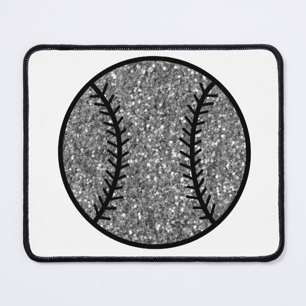 Artikelvorschau, silver glitter baseball entworfen und verkauft von mtayzart.