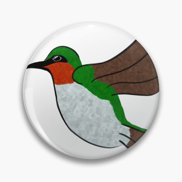 Item preview, Simple Colorful Hummingbird designed and sold by Katie Kowalik.