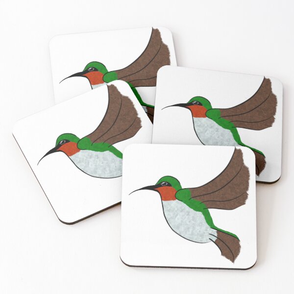 Item preview, Simple Colorful Hummingbird designed and sold by Katie Kowalik.