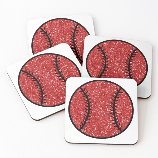 Artikelvorschau, red and black glitter baseball entworfen und verkauft von mtayzart.