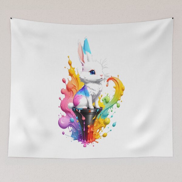 Item preview, Beautiful White Hare Íris A1 designed and sold by WalaceCamargo.