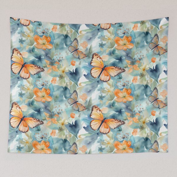 Item preview, Botanical Haven for Butterflies designed and sold by farhinabas.