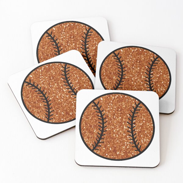 Item preview, burnt orange glitter baseball designed and sold by mtayzart.