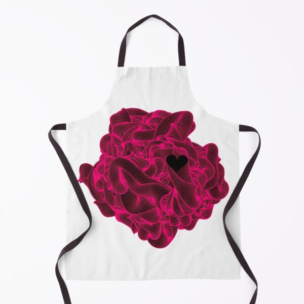 Item preview, Crazy Heart - Dark Pink - Abstract Illustration designed and sold by codepiks.