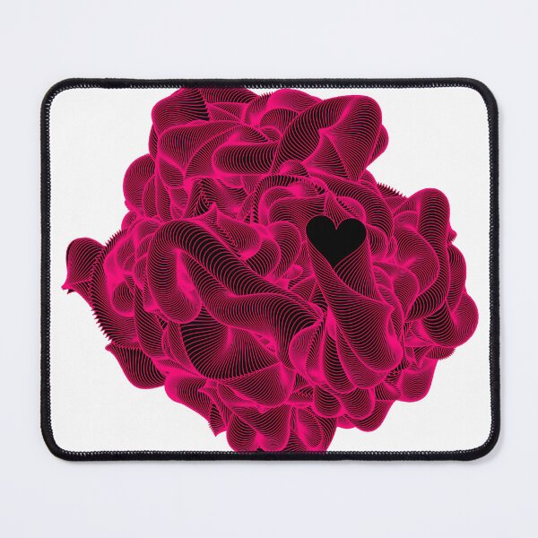 Item preview, Crazy Heart - Dark Pink  - Abstract Illustration designed and sold by codepiks.