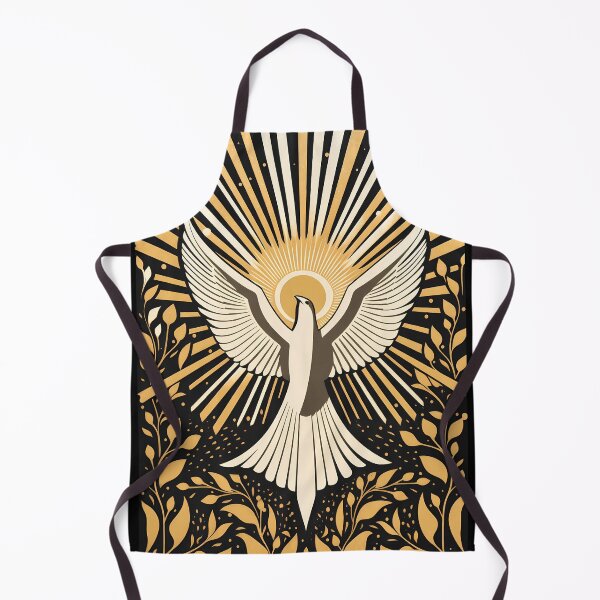 Item preview, The Holy Spirit - Linocut Art designed and sold by LampDigiArt.