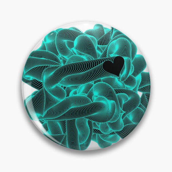 Item preview, Crazy Heart - Fluorescent Green - Abstract Illustration designed and sold by codepiks.