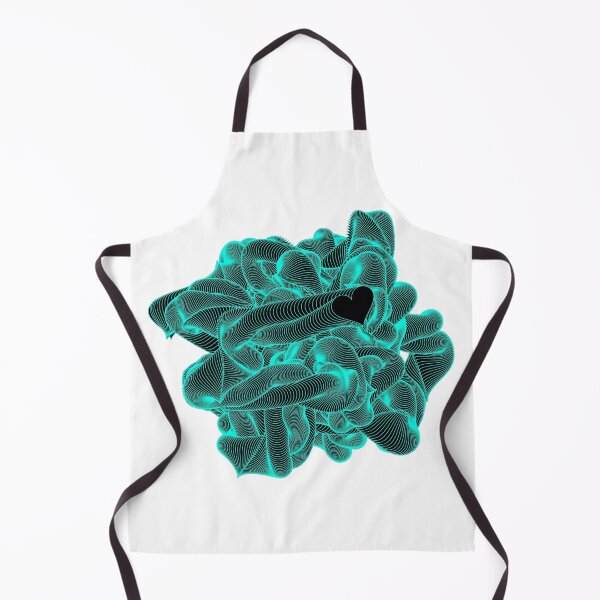 Item preview, Crazy Heart - Fluorescent Green - Abstract Illustration designed and sold by codepiks.