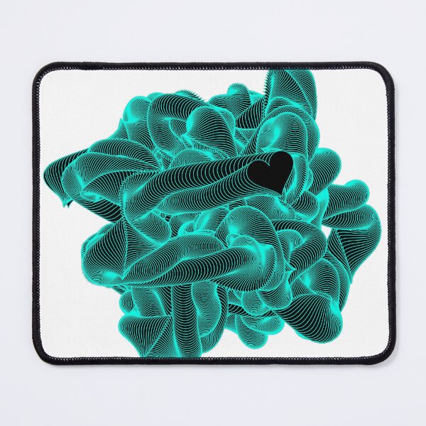Item preview, Crazy Heart - Fluorescent Green - Abstract Illustration designed and sold by codepiks.
