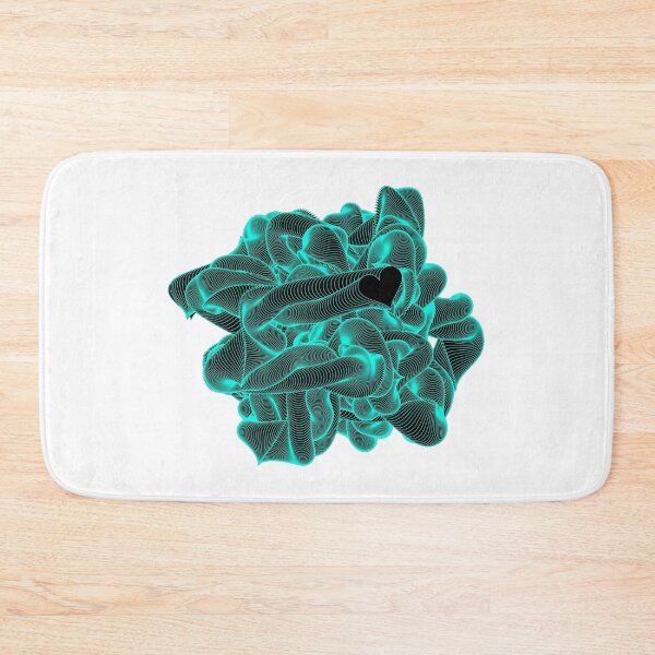 Item preview, Crazy Heart - Fluorescent Green - Abstract Illustration designed and sold by codepiks.