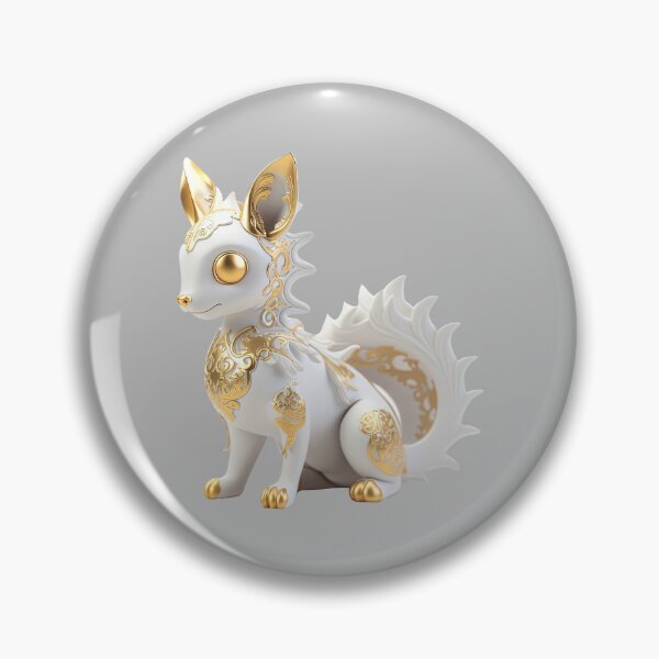 Item preview, Standalone White and Gold Goldiemon Character designed and sold by LovelaceVisuals.