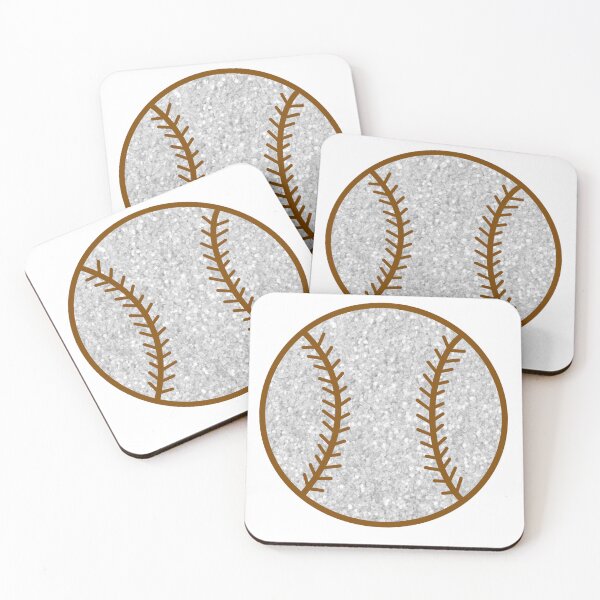 Artikelvorschau, burnt orange and white glitter baseball entworfen und verkauft von mtayzart.