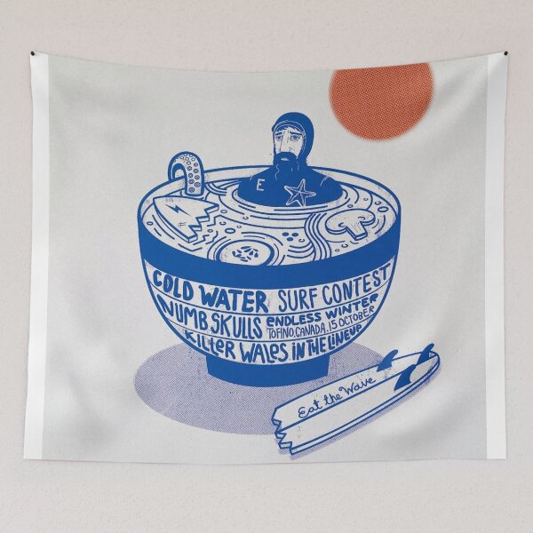 Item preview, Cold Water Surf Contest designed and sold by JungnamThory.