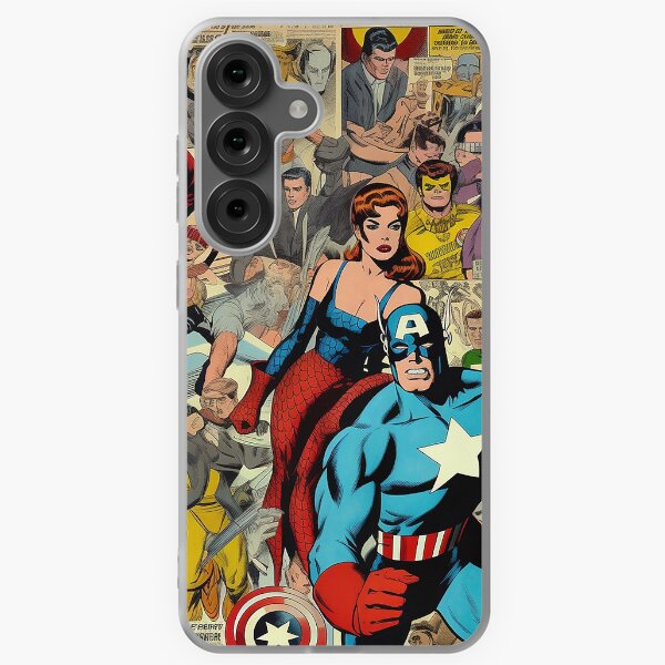 Item preview, Vintage Superhero Comic Collage designed and sold by David Burstein.
