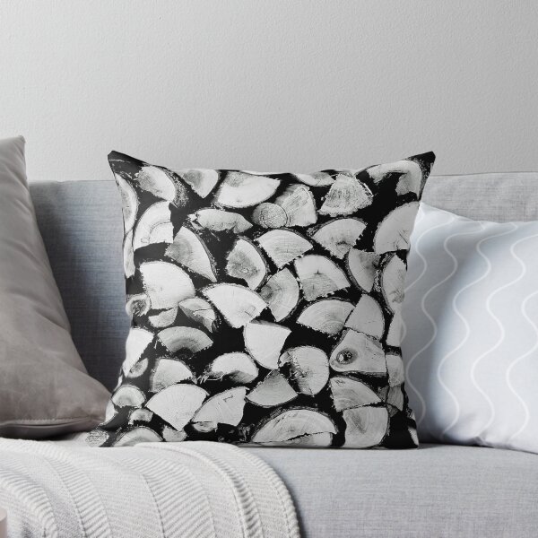 Item preview, Black & White Photography - Wood Pile  designed and sold by bauerandbale.