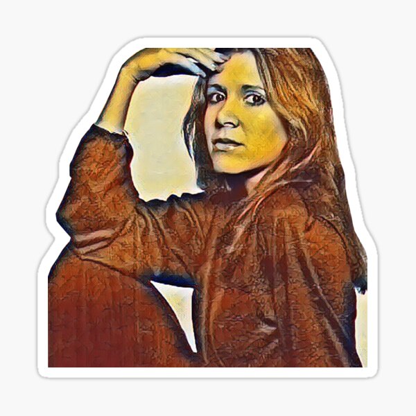 Item preview, Carrie Fisher—Sunset designed and sold by tbarrett815.