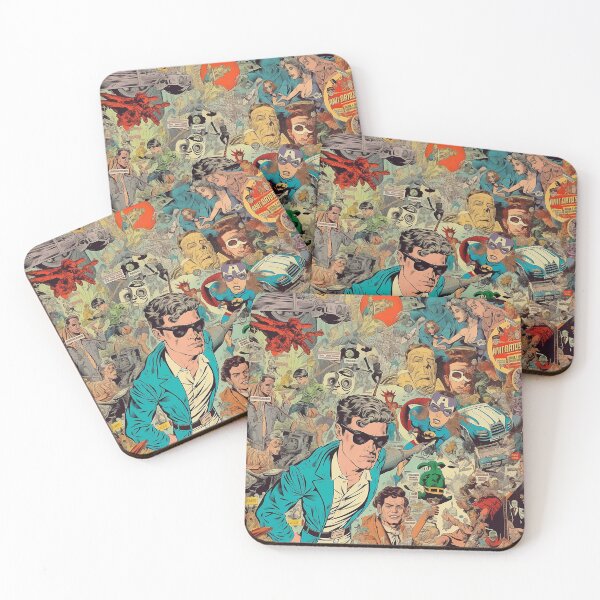 Item preview, Vintage Comic Superhero Collage designed and sold by David Burstein.